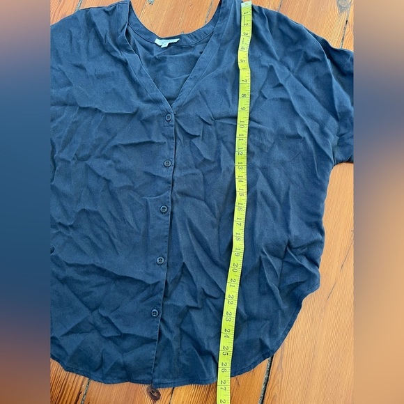 Vetta Navy Tencel Reversible Tee Size M​ - Picture 4 of 8